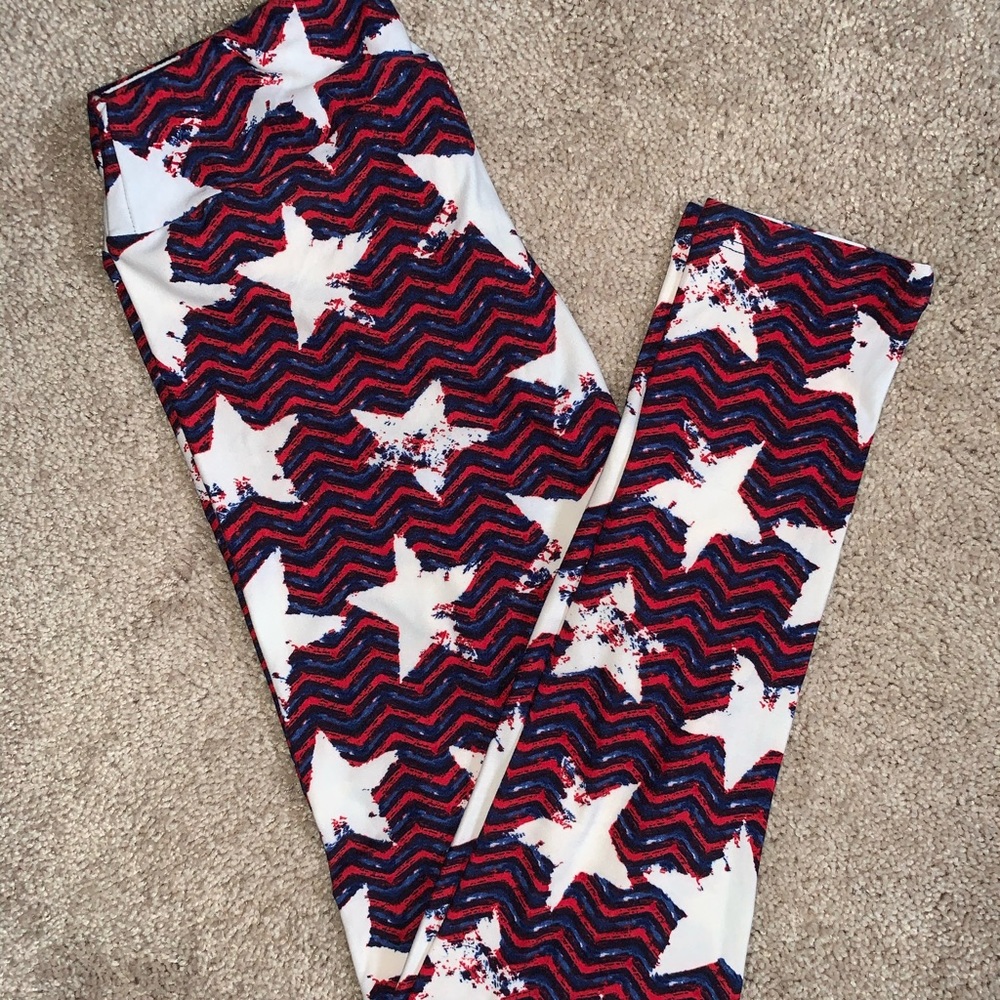 LuLaRoe OS Americana Leggings